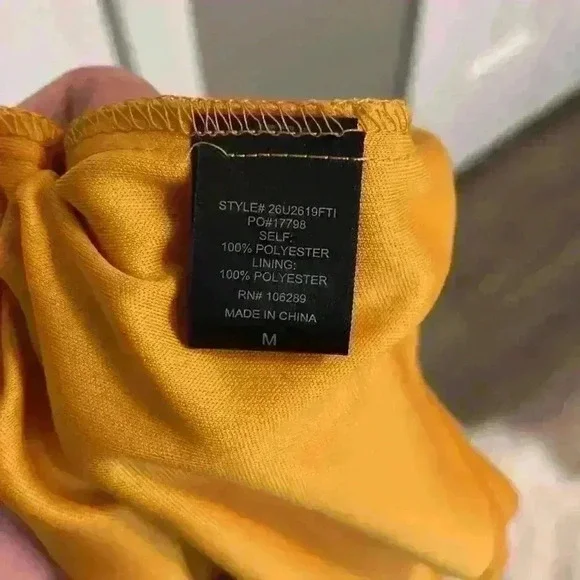 row A yellow floral asymmetrical summer dress - Picture 6 of 11